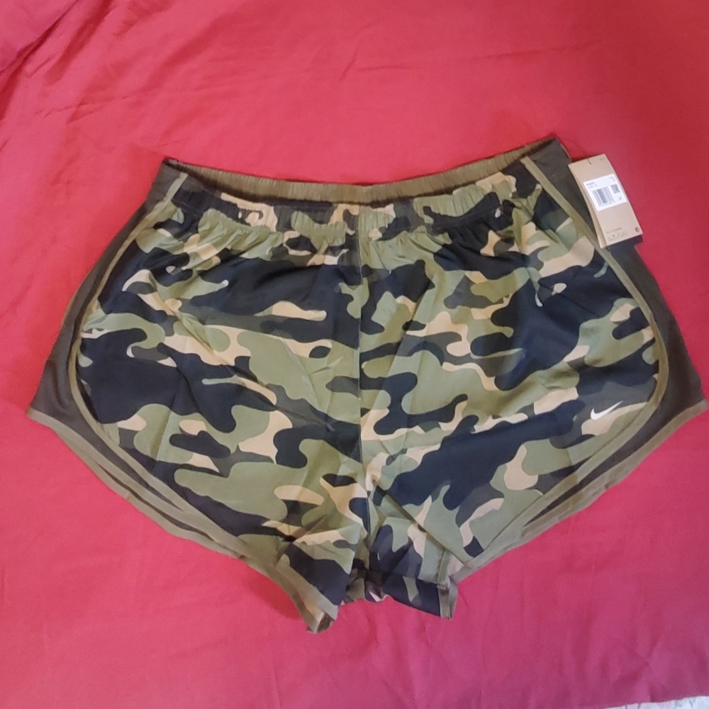 Nike camouflage dri-fit  running shorts